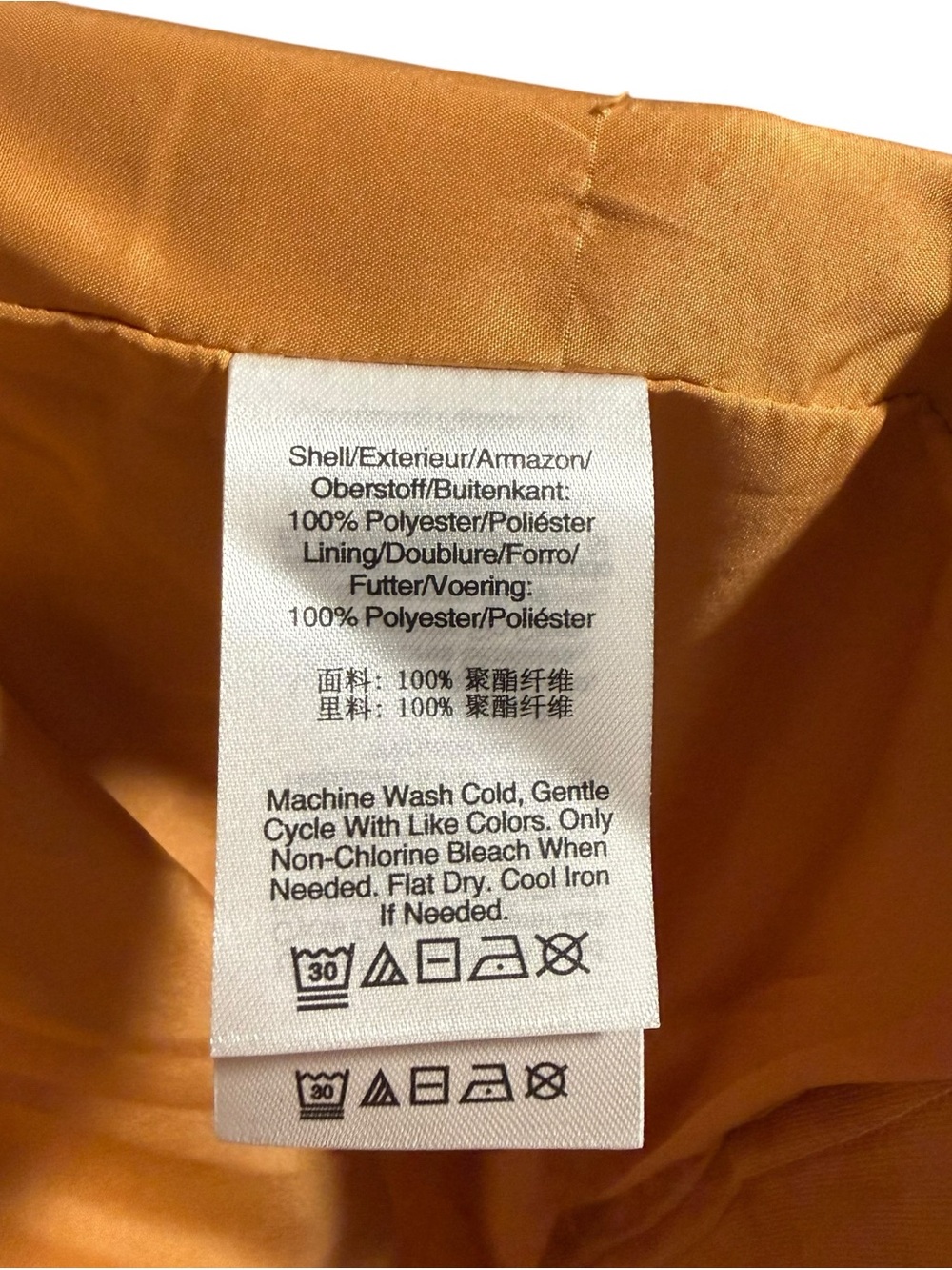 DKNY Long Sleeves Contrast Stitch Moto Jacket Jacket in Tawney Small - Picture 13 of 13